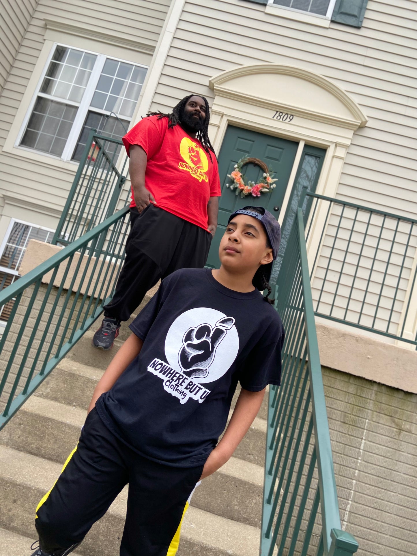 Nowhere But Up Youth Shirt (Black/White)