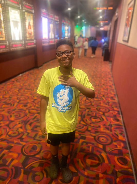 Nowhere But Up Youth Shirts (Neon)