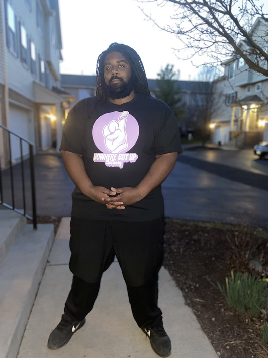Black/Lavender NBU Clothing Shirt